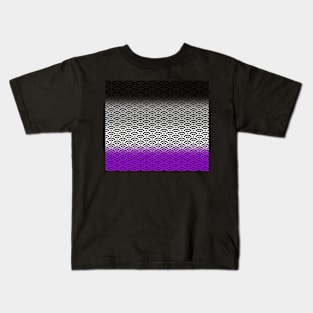 Asexual Pride Waves Kids T-Shirt